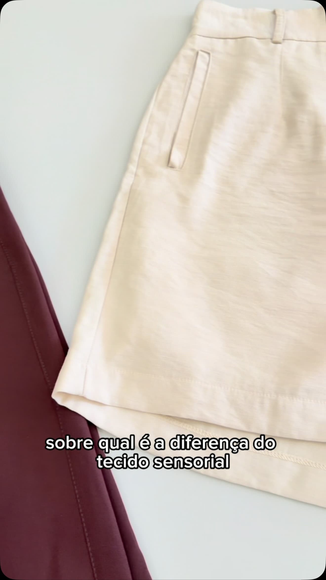 Diferença dos tecidos sensoriale e crepe alfaiataria ❤️